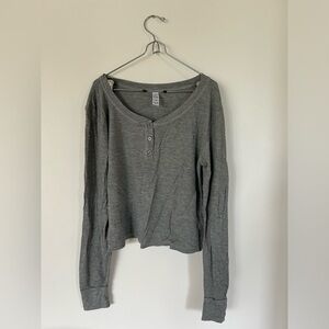 Grey Zyia Waffle Lounge Set​